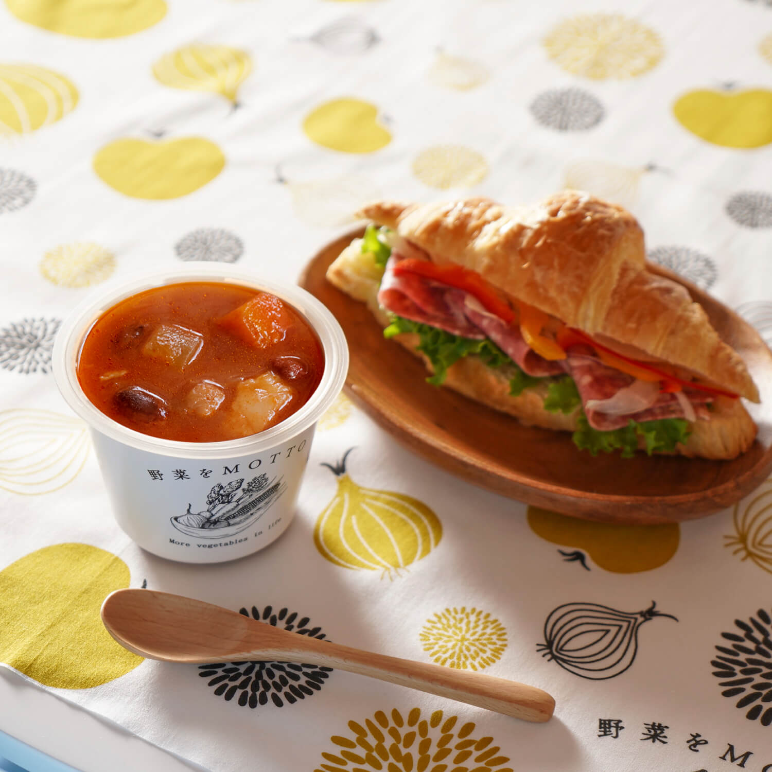 野菜をMOTTOオリジナル手ぬぐい