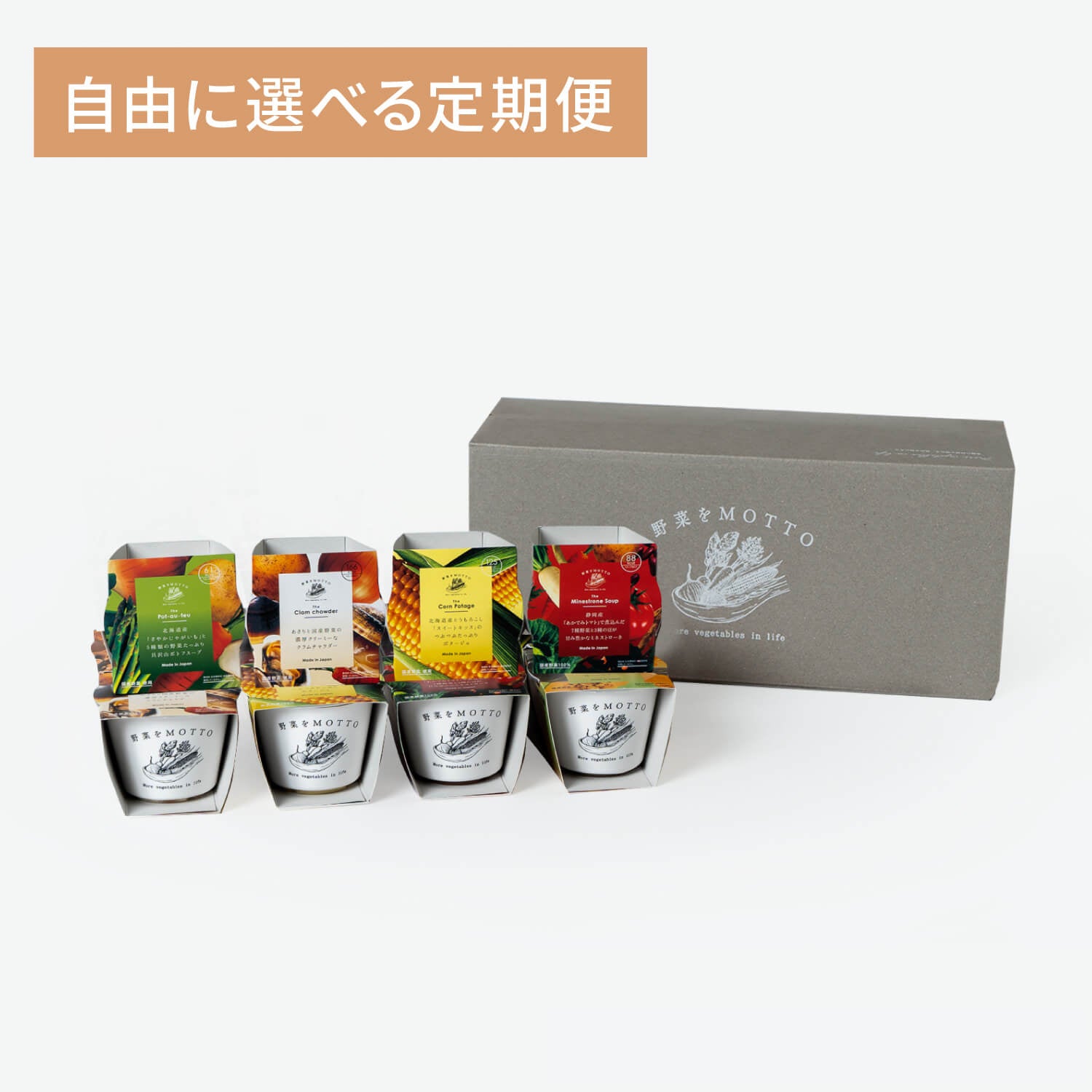 自由に選べるスープ 定期便 (初回12個)