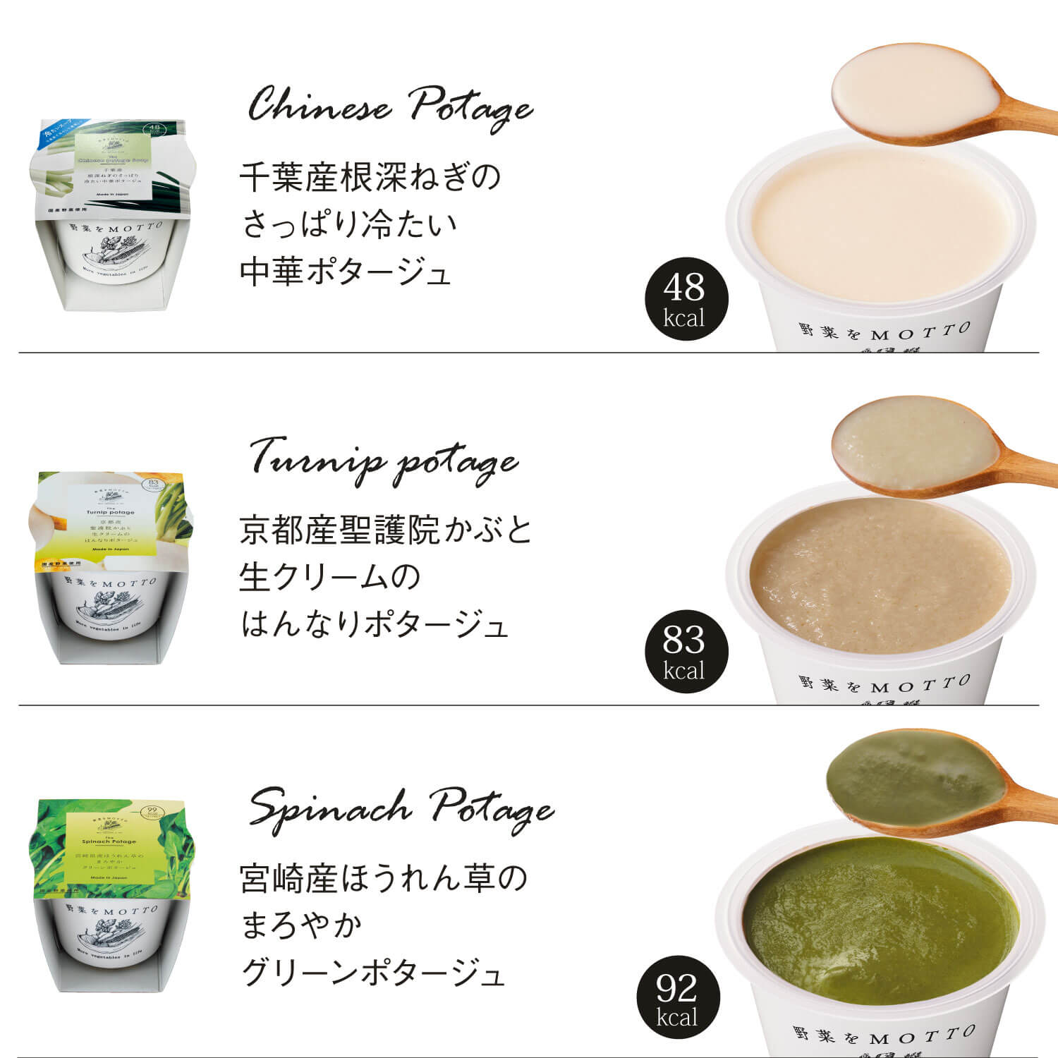 【野菜の日】スープ8個 温・冷ポタージュセット